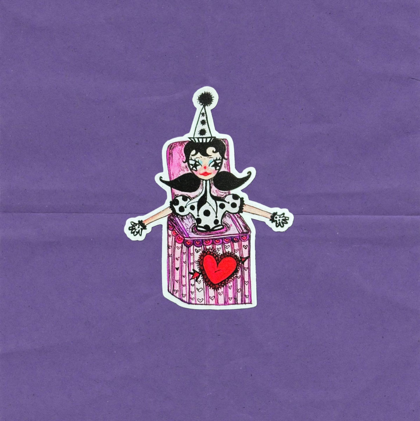 Jill in the box STICKER