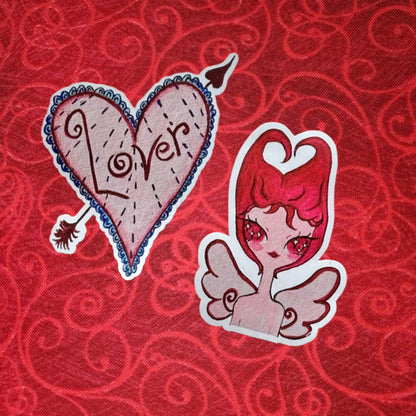 Lover and Miss Valentine 3” sticker💌