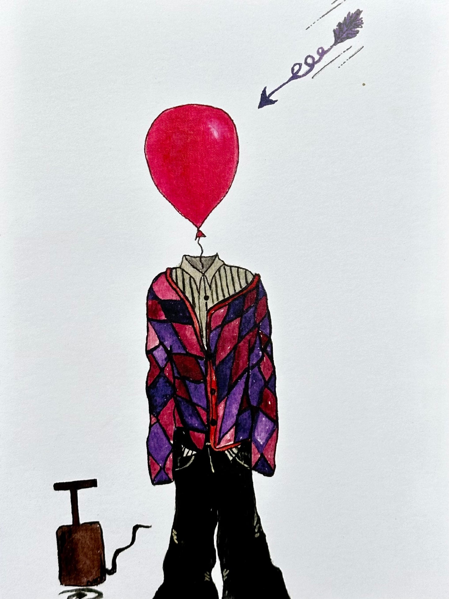 Balloon Head PRINT