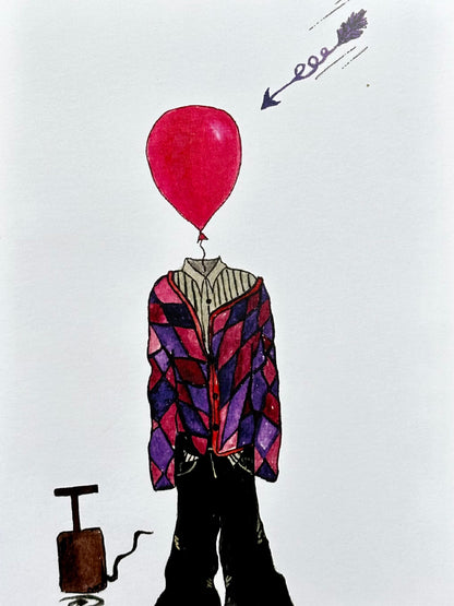 Balloon Head PRINT