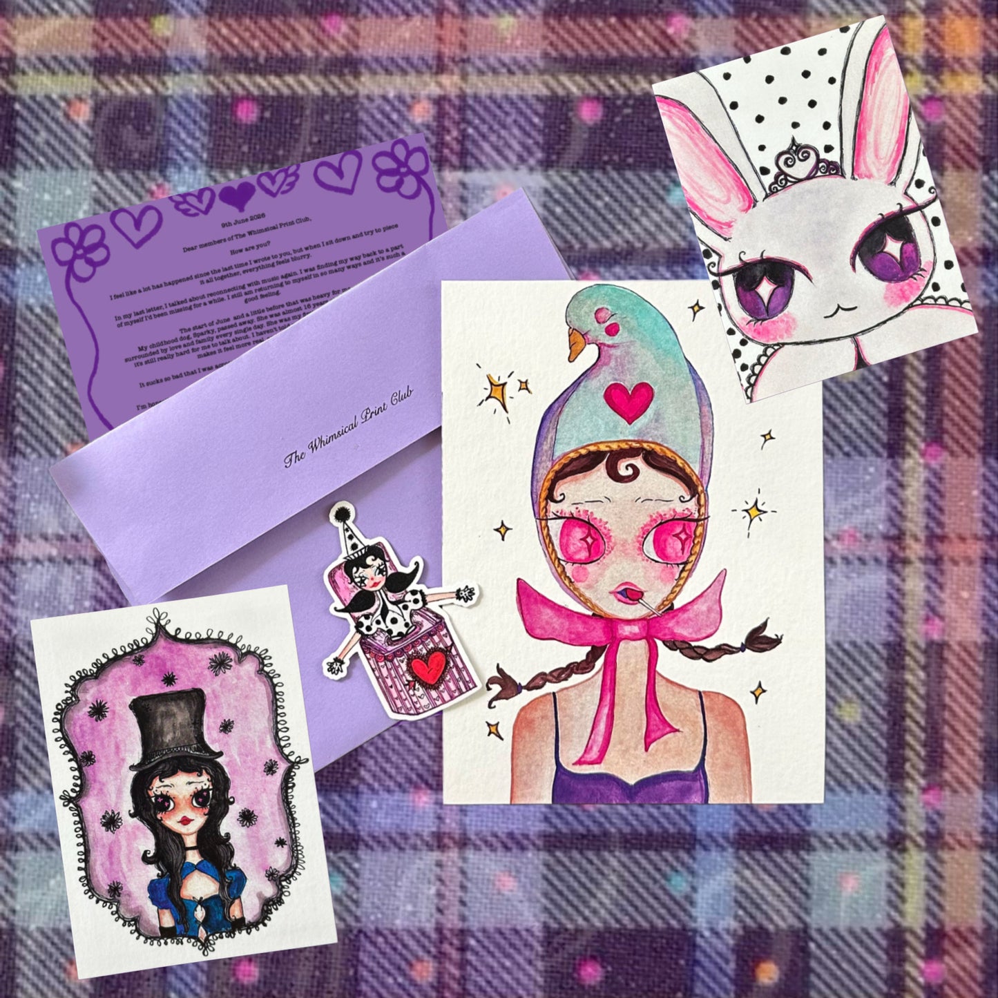 The Whimsical Print Club 6 month package